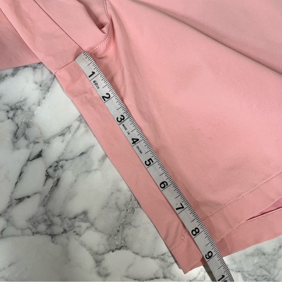 Vineyard Vines 9" Inseam On-The-Go Summer Shorts Golf Performance Pastel Pink 30 - Picture 4 of 6